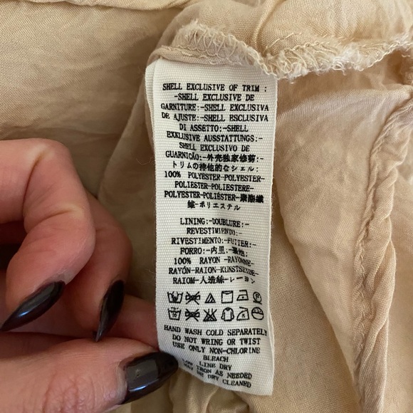 NWOT free people wherever you go crocheted mini dress size 0 - Picture 6 of 8